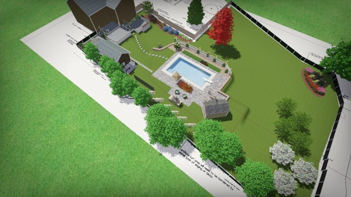 poolscape landscape plan Albany poolscape landscape plan Albany