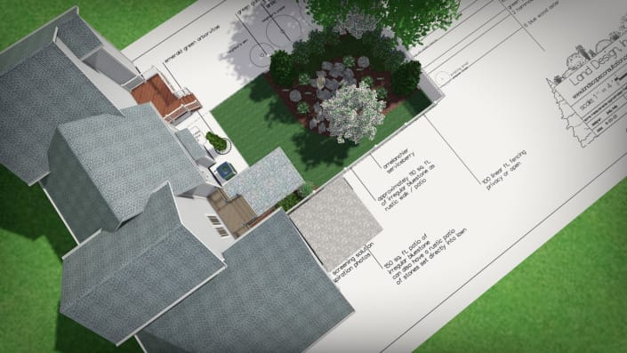 landscape plan for wildlife garden Albany landscape plan for wildlife garden Albany