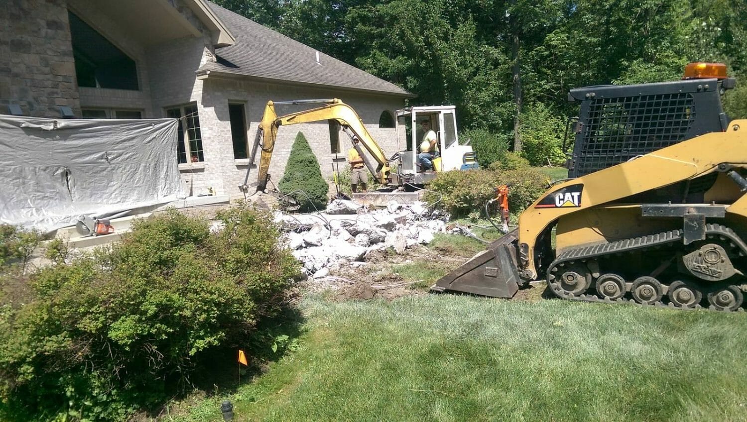 Wynantskill NY backyard landscape design construction 1500x848 - Landscape Installation Project Consulting