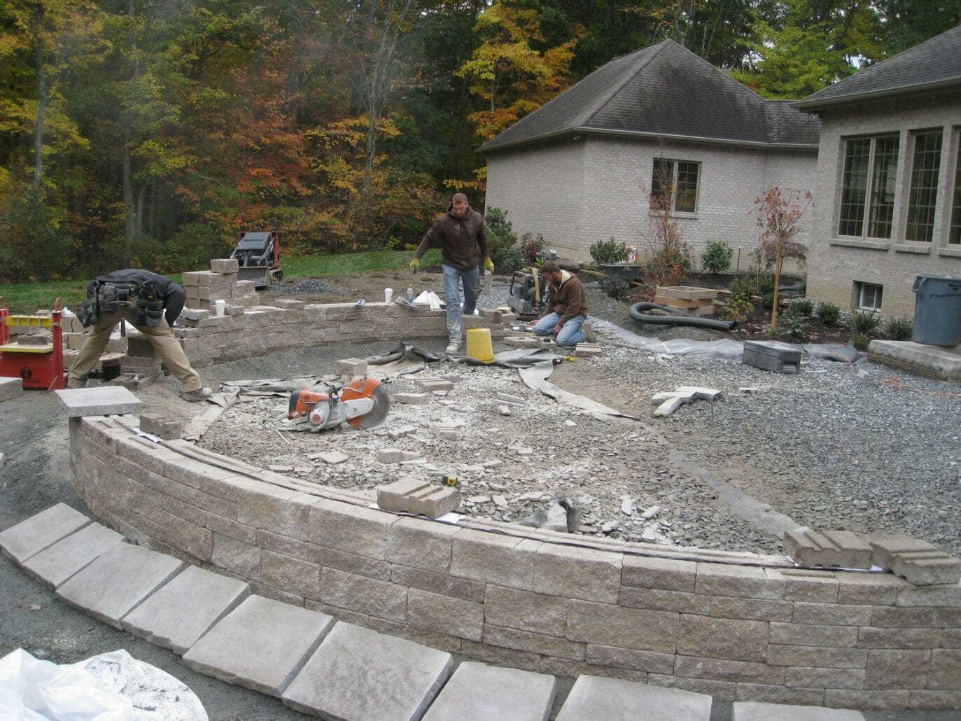 Wynantskill NY hardscape project installation 1373x1030 - Landscape Installation Project Consulting