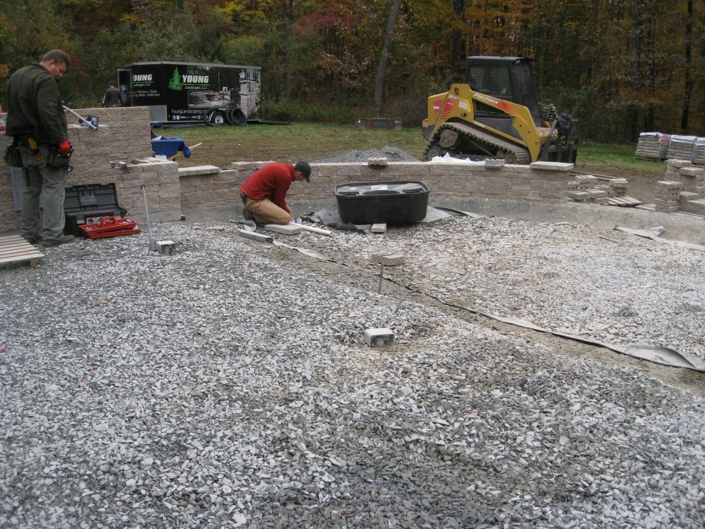 Wynantskill NY hardscape project management 1373x1030 - Landscape Installation Project Consulting